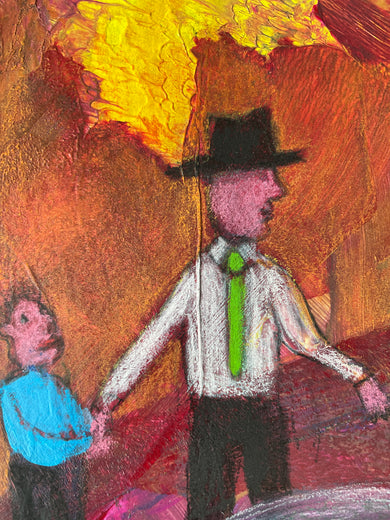 The Fall Approaches by Libby Ramage |   Closeup View of Artwork 