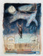 Original art for sale at UGallery.com | A Boy's Dream by Libby Ramage | $700 | mixed media artwork | 18' h x 14' w | thumbnail 1