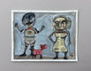 Original art for sale at UGallery.com | A Tale as Old as Time by Libby Ramage | $425 | mixed media artwork | 9' h x 12' w | thumbnail 2