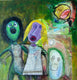 Original art for sale at UGallery.com | Do You Hear Me? by Libby Ramage | $750 | mixed media artwork | 21' h x 20' w | thumbnail 1