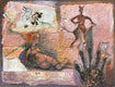 Original art for sale at UGallery.com | Gambling on Love by Libby Ramage | $700 | mixed media artwork | 16' h x 20' w | thumbnail 1