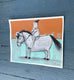 Original art for sale at UGallery.com | Horsework by Libby Ramage | $475 | mixed media artwork | 9.5' h x 12.5' w | thumbnail 4