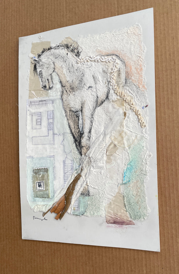 My Daydreams by Libby Ramage |  Closeup View of Artwork 