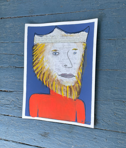 Prince Percent by Libby Ramage |  Side View of Artwork 