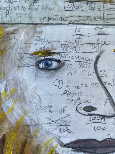 Prince Percent by Libby Ramage |   Closeup View of Artwork 