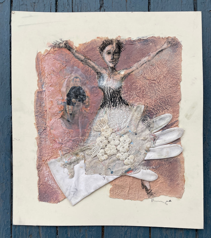 The Prom by Libby Ramage |  Side View of Artwork 