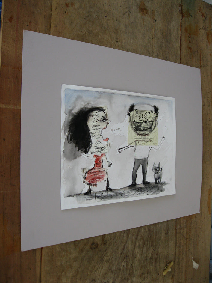 Violoncello e Basso by Libby Ramage |  Context View of Artwork 