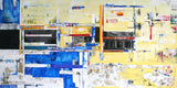 Original art for sale at UGallery.com | Life by Juan Gabriel Perez Botero aka JUGA | $1,550 | mixed media artwork | 23.6' h x 47' w | thumbnail 1