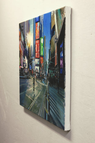 Light Fading over Times Square by Onelio Marrero |  Side View of Artwork 