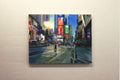 Original art for sale at UGallery.com | Light Fading over Times Square by Onelio Marrero | $900 | oil painting | 14' h x 18' w | thumbnail 3