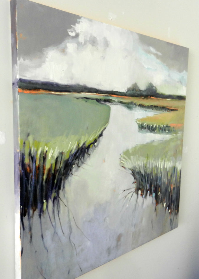 Light in Marsh by Mary Pratt |  Side View of Artwork 