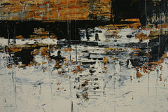 Original art for sale at UGallery.com | Lights Above the Hills of Black Kite by Patricia Oblack | $1,700 | acrylic painting | 24' h x 24' w | thumbnail 1