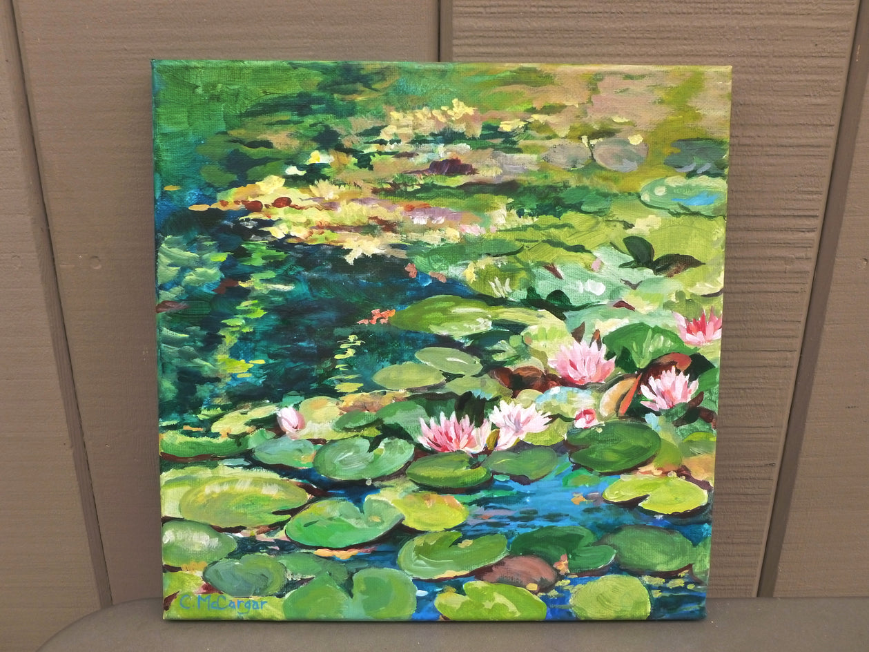 Lily Pond by Catherine McCargar |  Context View of Artwork 