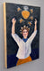 Original art for sale at UGallery.com | Glory Bee by Linda Benenati | $575 | encaustic artwork | 18' h x 12' w | thumbnail 2