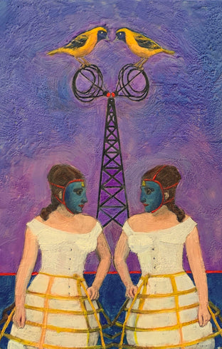 Mystery of the Blue Velvet Mask by Linda Benenati |  Artwork Main Image 