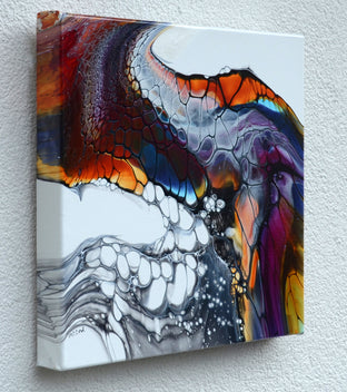 Original art for sale at UGallery.com | Gecko by Linda McCord | $375 | acrylic painting | 12' h x 12' w | photo 2