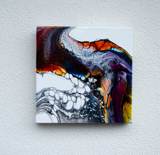 Original art for sale at UGallery.com | Gecko by Linda McCord | $375 | acrylic painting | 12' h x 12' w | photo 3