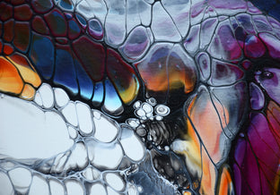 Original art for sale at UGallery.com | Gecko by Linda McCord | $375 | acrylic painting | 12' h x 12' w | photo 4