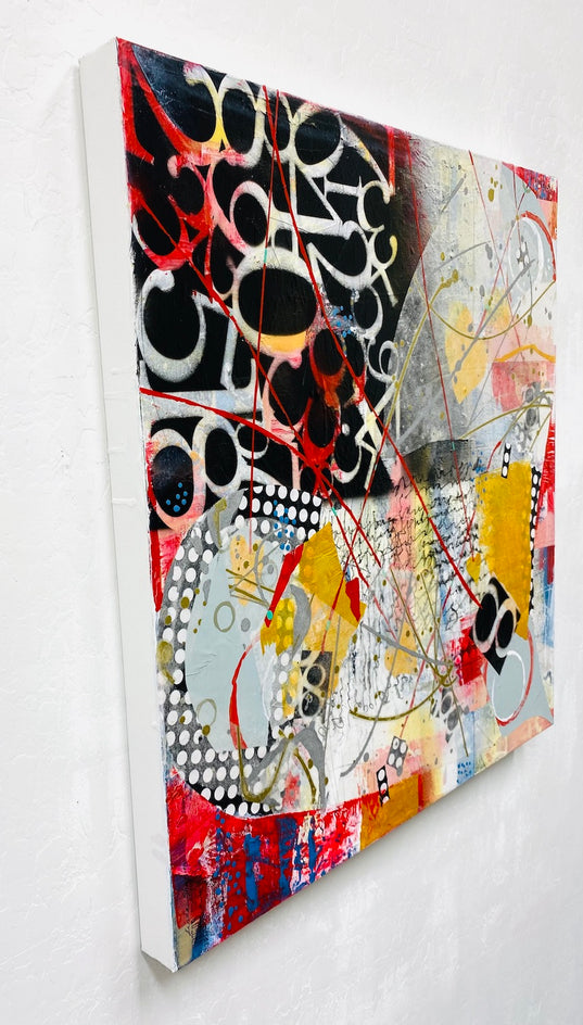 Always by Linda Shaffer |  Side View of Artwork 