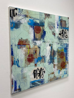 Original art for sale at UGallery.com | Any Way by Linda Shaffer | $1,500 | mixed media artwork | 36' h x 36' w | photo 2