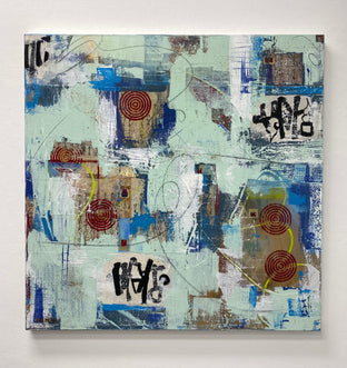 Original art for sale at UGallery.com | Any Way by Linda Shaffer | $1,500 | mixed media artwork | 36' h x 36' w | photo 3