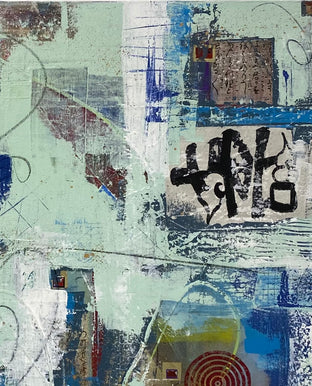 Original art for sale at UGallery.com | Any Way by Linda Shaffer | $1,500 | mixed media artwork | 36' h x 36' w | photo 4