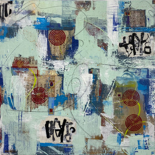 Original art for sale at UGallery.com | Any Way by Linda Shaffer | $1,500 | mixed media artwork | 36' h x 36' w | photo 1