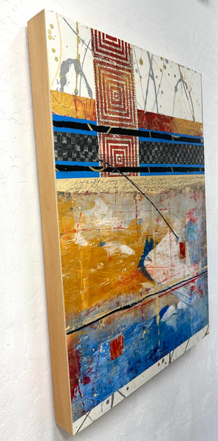 Original art for sale at UGallery.com | Daybreak by Linda Shaffer | $950 | mixed media artwork | 24' h x 18' w | photo 2
