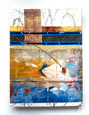 Original art for sale at UGallery.com | Daybreak by Linda Shaffer | $950 | mixed media artwork | 24' h x 18' w | photo 3