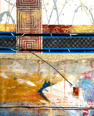 Original art for sale at UGallery.com | Daybreak by Linda Shaffer | $950 | mixed media artwork | 24' h x 18' w | photo 4
