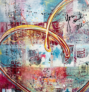 Original art for sale at UGallery.com | Every Day by Linda Shaffer | $1,500 | mixed media artwork | 36' h x 36' w | photo 4