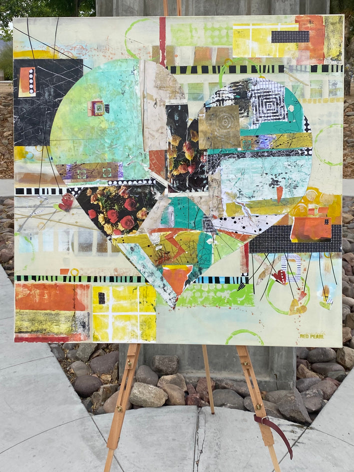 Flowers by Linda Shaffer |  Context View of Artwork 