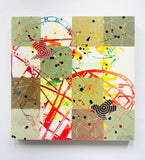 Original art for sale at UGallery.com | Flying to You by Linda Shaffer | $750 | mixed media artwork | 20' h x 20' w | thumbnail 3