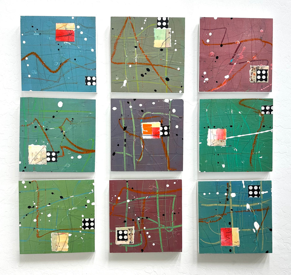 Lily Pond by Linda Shaffer |  Context View of Artwork 