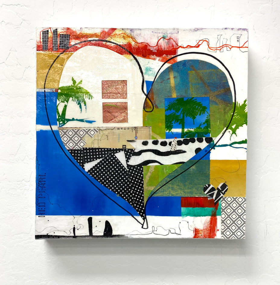 Play At The Beach by Linda Shaffer |  Context View of Artwork 