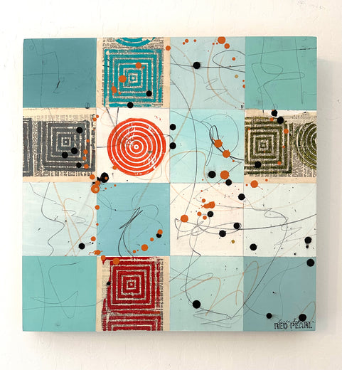 Portals in Time One by Linda Shaffer |  Context View of Artwork 