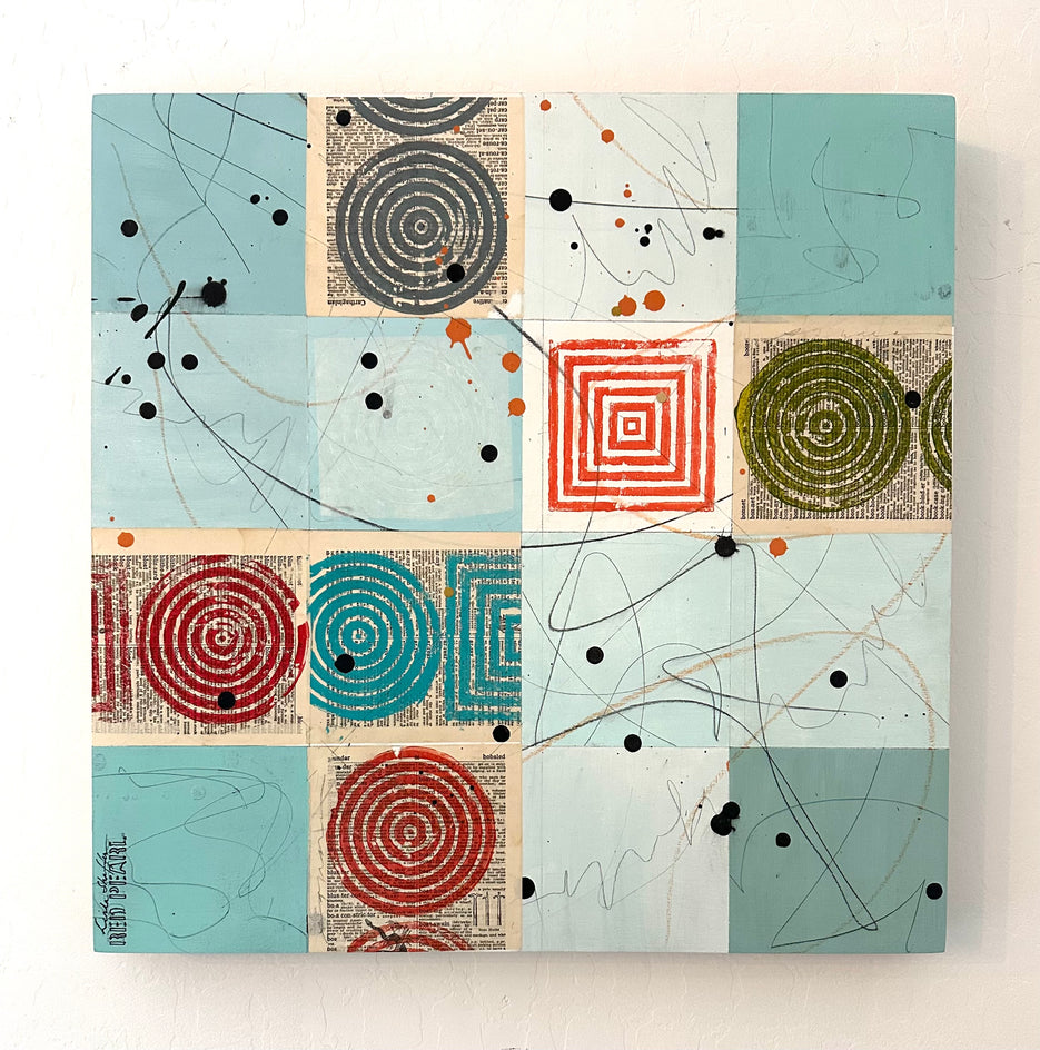 Portals in Time Two by Linda Shaffer |  Context View of Artwork 