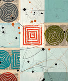 Original art for sale at UGallery.com | Portals in Time Two by Linda Shaffer | $800 | mixed media artwork | 20' h x 20' w | thumbnail 4