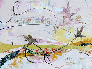 Original art for sale at UGallery.com | Ready for Spring by Linda Shaffer | $500 | mixed media artwork | 18' h x 24' w | photo 1