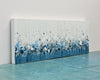 Original art for sale at UGallery.com | Blue Haze by Lisa Carney | $1,150 | acrylic painting | 12' h x 32' w | thumbnail 2