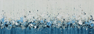 Original art for sale at UGallery.com | Blue Haze by Lisa Carney | $1,150 | acrylic painting | 12' h x 32' w | photo 1