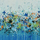 Original art for sale at UGallery.com | Blue Sky Garden by Lisa Carney | $1,450 | acrylic painting | 24' h x 36' w | thumbnail 4