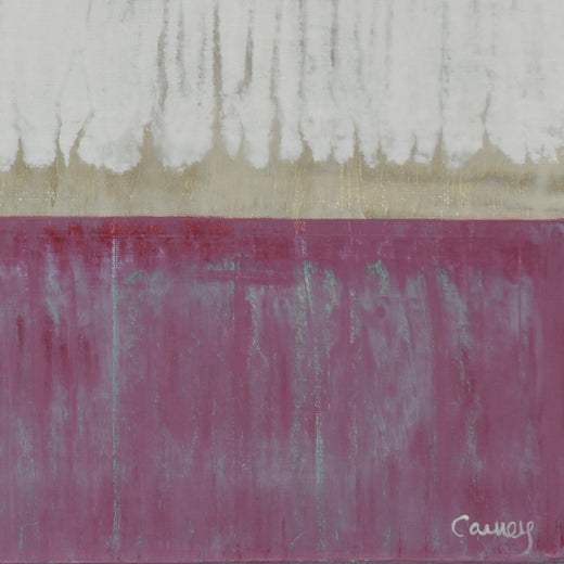 Polar Magenta by Lisa Carney |   Closeup View of Artwork 