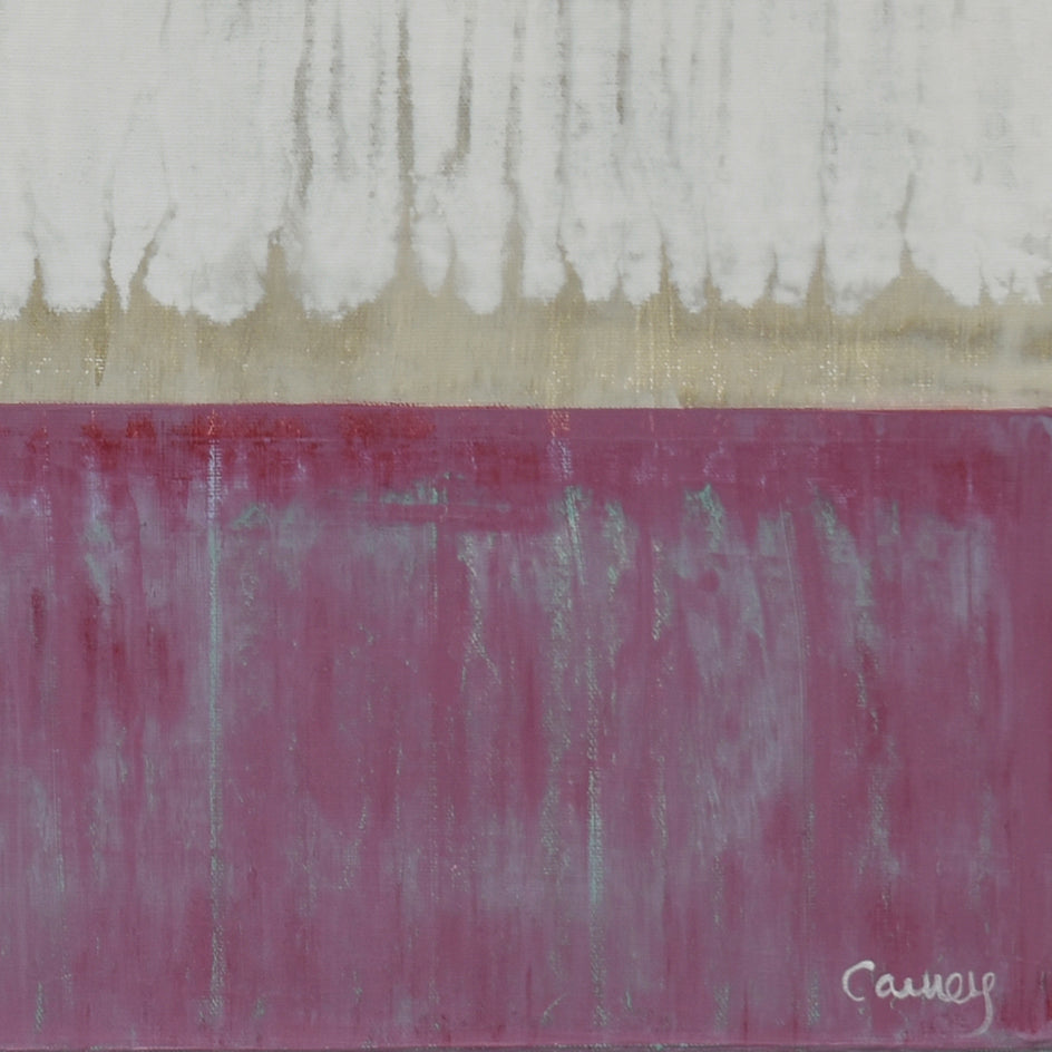 Polar Magenta by Lisa Carney |  Closeup View of Artwork 