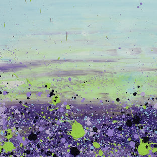 Purple Prairie Clover by Lisa Carney |   Closeup View of Artwork 