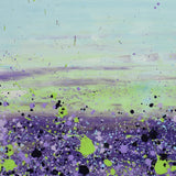 Original art for sale at UGallery.com | Purple Prairie Clover by Lisa Carney | $1,900 | acrylic painting | 38' h x 30' w | thumbnail 4