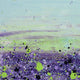 Original art for sale at UGallery.com | Purple Prairie Clover by Lisa Carney | $1,900 | acrylic painting | 38' h x 30' w | thumbnail 4