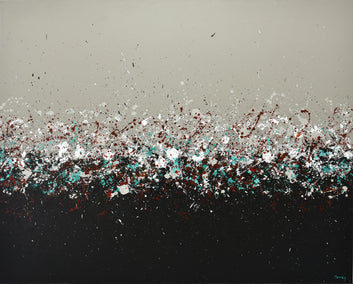 acrylic painting by Lisa Carney titled Sand Reef