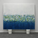 Original art for sale at UGallery.com | Sapphire Garden by Lisa Carney | $3,450 | acrylic painting | 48' h x 60' w | thumbnail 3