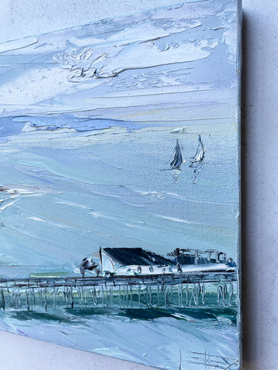 A Day in California by Lisa Elley |   Closeup View of Artwork 